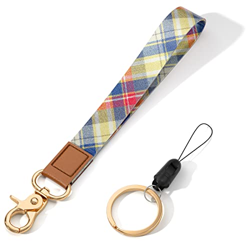 Image of Wrist Lanyard Key Chain, Wristlet Strap Keychain Holder for Women Men Car Keys Wallet Card Phone