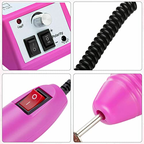 BOLT BEE Electric Nail File Drill Manicure Machine Art Acrylic Pedicure Tool Bits Set Kit - Image 5