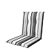 Produktbild Doppler / Niederlehner Living/Gartenstuhlauflage/Niederlehner/Grau Gestreift/ca. 100 x 48 x 6 cm