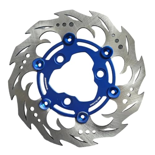 Disque de frein de 220mm flottant bleu pour remplacer un rotor moto usé