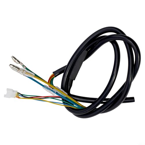 Desiumite Cable de extensión para motor de scooter eléctrico, 85 cm, impermeable, para modelos de 8.5 pulgadas, negro, plástico y metal, compatible con scooters eléctricos seleccionados