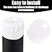2pcs Silicone Boot for Owala Kids Water Bottle 16oz/14oz, Anti-Slip Water Bottle Cover Sleeve Anti-Dent Bottom Protector Wraps Compatible with Owala Kids Stainless Steel Bottle Accessories(White)