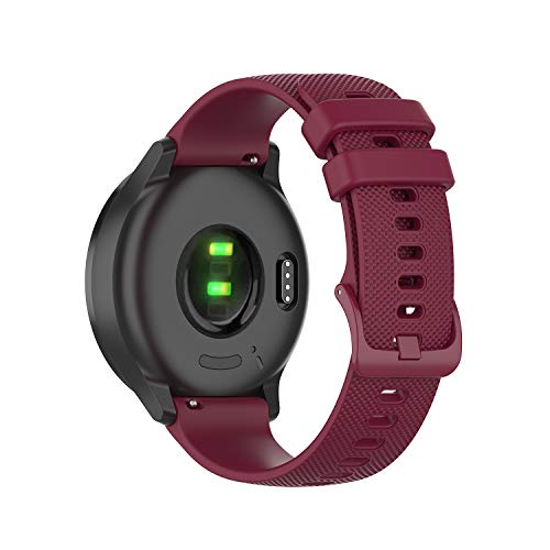 REYDA Silicone Strap Compatible for Garmin Vivomove 3/HR/Luxe/Sport/Style/Trend
