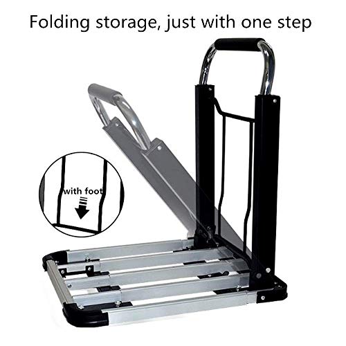 Carretilla plegable portátil con cuatro ruedas miniatura 4