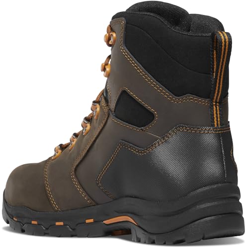 Danner Vicious 6” Composite Toe Work Boots for Men - Waterproof Leather with Breathable Gore-Tex Lining, Speed Lace System & Non Slip Heeled Outsole2