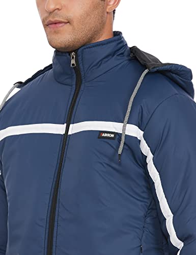 Image of Christy World Men's Regular fit Jacket (FULLJCKET MNS 041 DARKGRY L Dark Grey Large)
