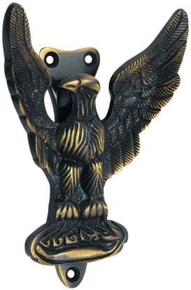 Adonai Hardware Eagle Brass Door Knocker