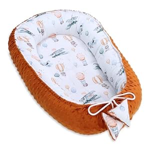 Totsy Baby Nestchen Neugeborene Minky Babynest Maus Rot