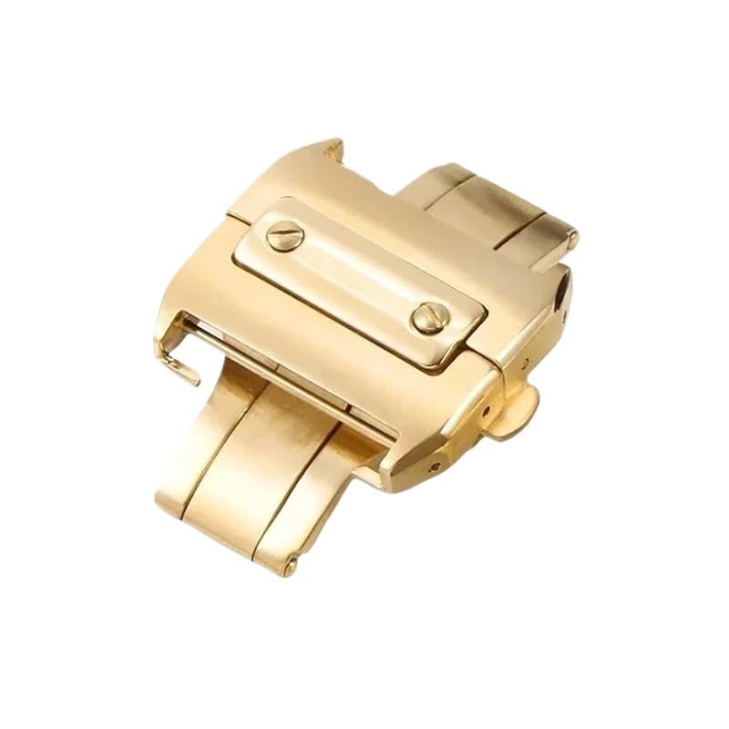 Boucle papillon acier inoxydable massif pour bracelet montre homme et femme Cartier Sandoz