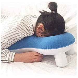 Almohada de apoyo para la cabeza para recuperación de cirugía ocular, almohada para dormir boca abajo para pacientes con desprendimiento de retina, cómoda ayuda para dormir para uso postoperatorio