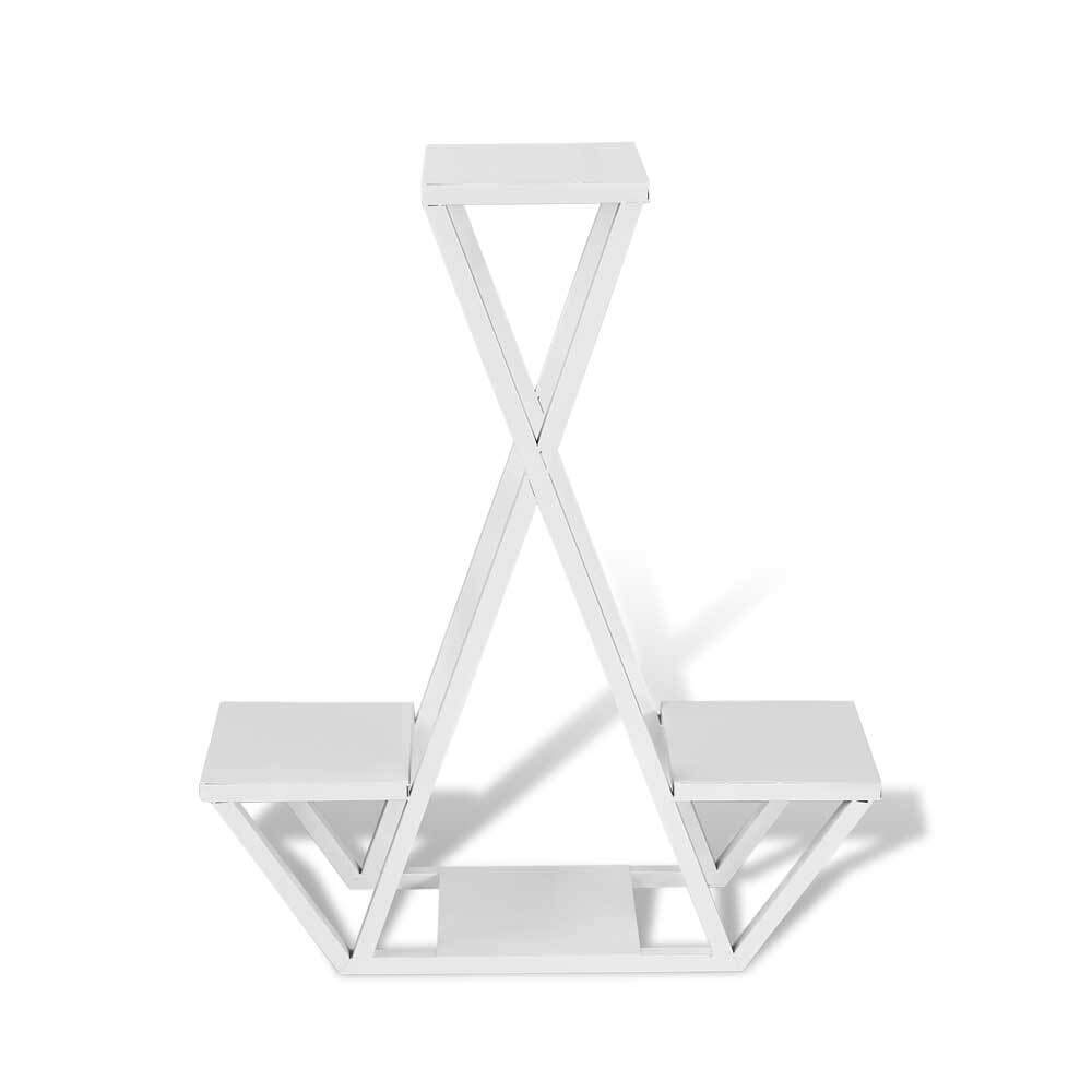 TrustBasket Planter Stand - White Flower Pot Stand -4