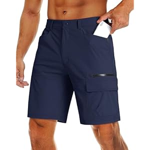 MAGCOMSEN Men’s Hiking Cargo Shorts 9″ Quick Dry Lightweight Summer Casual Shorts for Men Work Golf Outdoor 5 Pockets
