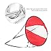 Kayak Sails, Downwind Wind Sail Kit Swim Buoy Lightweight Handle Swimming Can Foldable Downwind Kayak Sail Kit for Safe Training Racing Strong Buoyancy (Red)