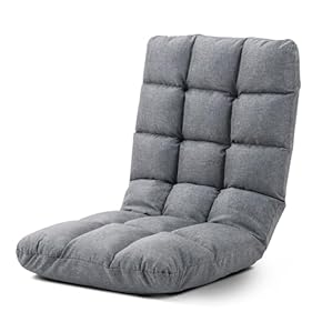 最終値下げグレーのリクライニング座椅子 14段階調整可能 最終値下げグレーのリクライニング座椅子 14段階調整可能