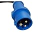 ViD® CEE Adapter Schuko Kupplung MENNEKES Stecker 230V Camping Boot H07RN-F 3x2,5mm²