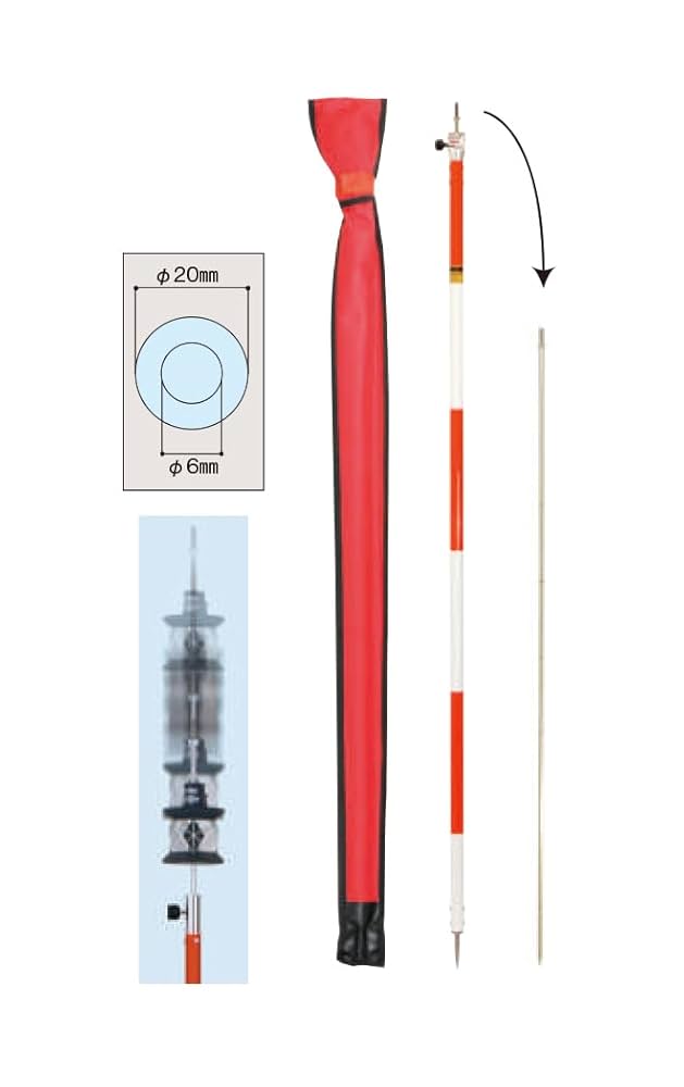 Amazon | MYZOX 収納型伸縮ポール PP6-1200S 【φ6mmピンポール