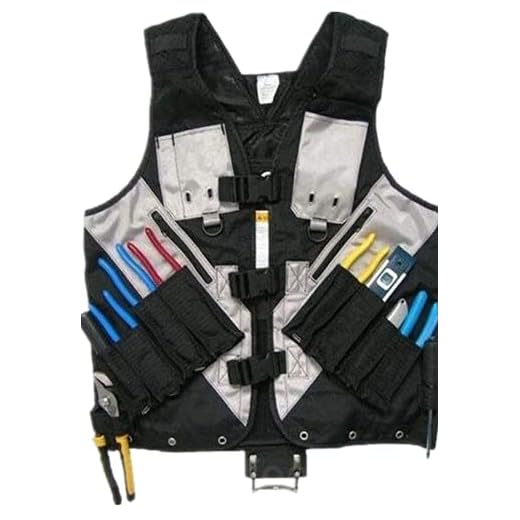 Sweety House General Hardware Tools Vest Electrician Carpenter Plumber Construction Pipe Industrial Hardware Kit Vest Vest (Orange)