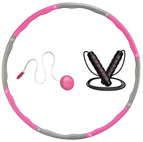EVER RICH u00ae FitnessWave - Hula Hoop (rosa+cinta+SK-cuerda)