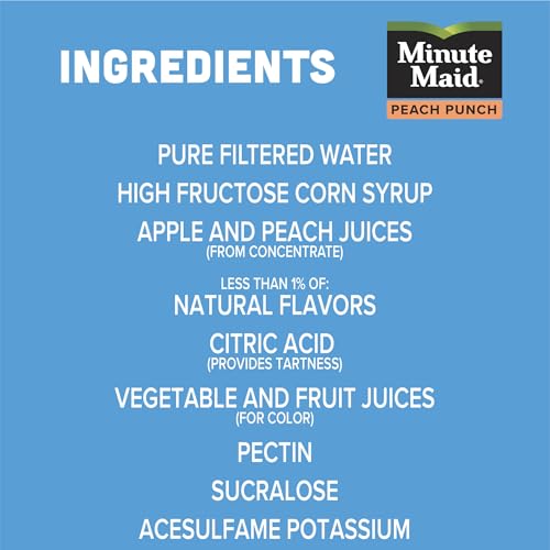 Minute Maid, Pulpy Lemonade Drink Peach Punch, 59 Fl Oz - Image 6