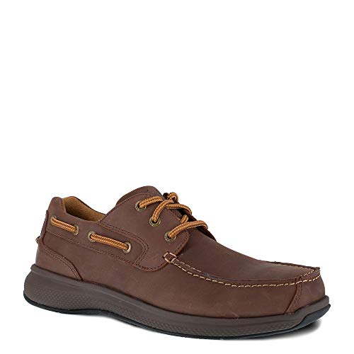 Florsheim Work Bayside Men's Steel Toe Dress Lace-Up Shoe Brown - 11 Medium #TOP19