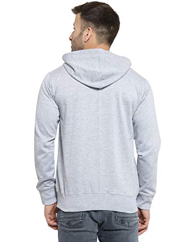Image of Scott International Men's Solid Cotton Hoodies for Men, Trendy and Comfortable Sweatshirts for Men, Stylish Winter Wear with Hood and Pockets, Fashionable Hooded Sweatshirts