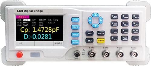 East Tester Desktop LCR Meter inductance Tester 10~100KHz Continuously Adjustable; 1Hz Step; Support SCPI; (4510, Grey, 3)