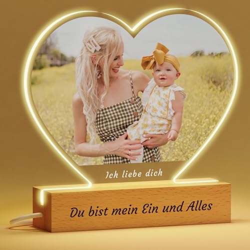 Voryusmer Personalisierter Herzrahmen mit Beleuchtung - Personalisierte Geschenke für Mama Muttertag Damen Geburtstage Weihnachten Voryusmer Personalisierter Herzrahmen mit Beleuchtung - Personalisierte Geschenke für Mama Muttertag Damen Geburtstage Weihnachten