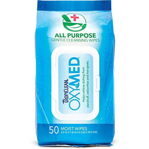TropiClean OXYMED All Purpose Wipes, 50 ct