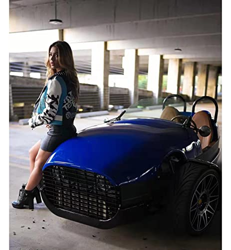 Darkshe Women's Faux Leather Pu Jacket, Graffiti Studded Rivet Punk Biker Moto Fashion Coat With Long Sleeve (Ds014-2Xl) #TOP4