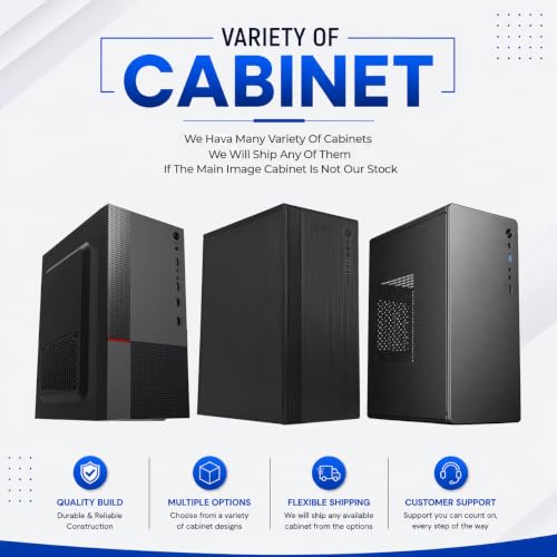 Image of Desktop CPU PC Core i3 2nd Gen | 4GB RAM DDR3 + 320GB HDD | HDMI & VGA | Windows OS + MS Office | WiFi Dongle | Metal Cabinet | Budget PC for Office, Home & Study Use (Assembled)