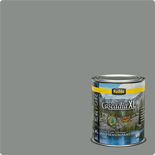 Rodda Paint CASCADIA XL Exterior Velvet All Seasons Paint & Primer in One, Quart, Cirrus