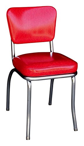 Richardson-Seating-Cracked-Ice-Retro-Chrome-Kitchen-Chair-with-2-Box-Seat-Red
