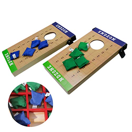 AHWZ Bean Bag Toss Juego, Juego Cornhole Toss Juego Portátil con Bean Bags para Juegos De Mesa De Interior Y Exterior