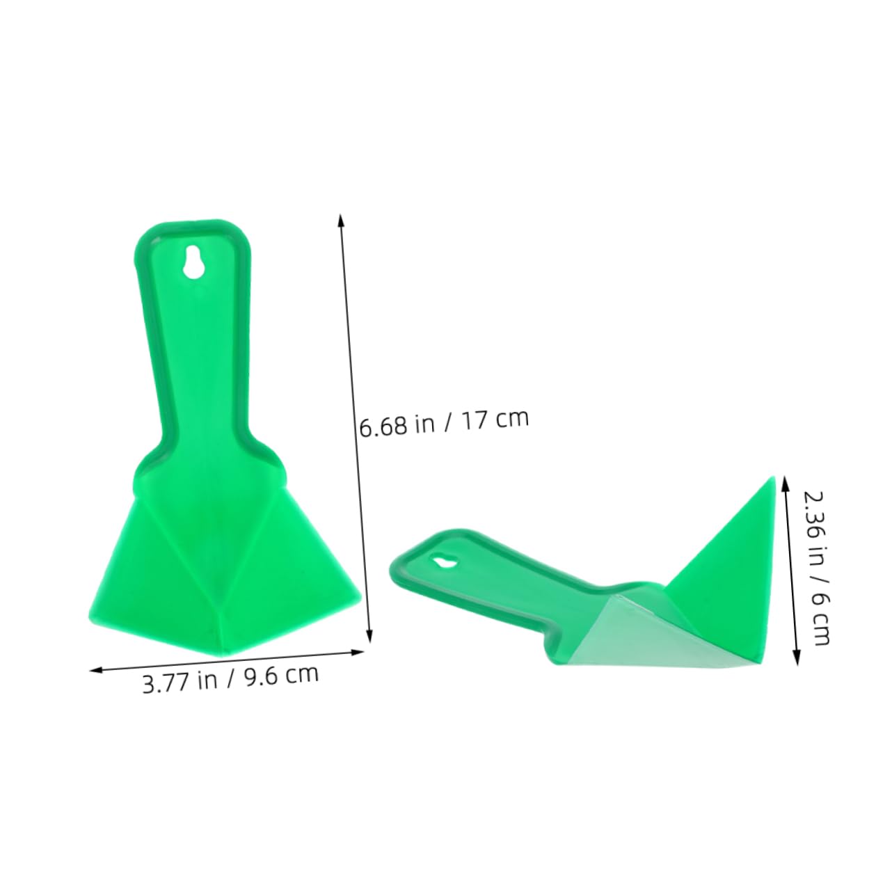 UKCOCO Herramienta Rinconera de Pvc Verde, 6 Piezas, Ligera Fácil Aplicación para Masilla y Acabado en Esquinas Exteriores en Bricolaje