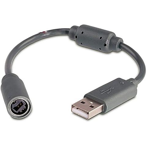 LOOKSEVEN Wired USB Controller Breakaway Cord Cable Guitar Hero Adapter Compatible for Xbox 360 (2PCS) Cover