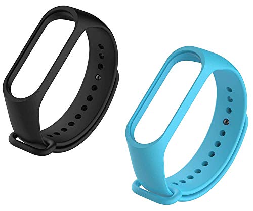 Image of TechMount� Wristband Band Straps Replacement Belt for Xiaomi Mi Original Bands Pack of 2