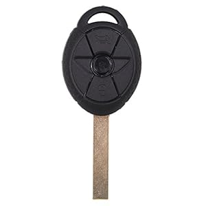 PHONILLICO Sleutelbehuizing voor Mini Cooper 2001-2006, model S D One R50 R52 R53, met afstandsbediening