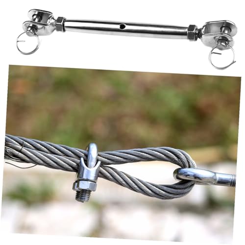 2 piezas Tensores de Cierre para Cable de Acero Inoxidable con Mandíbula para Ajustar Tensión, Uso Industrial miniatura 2