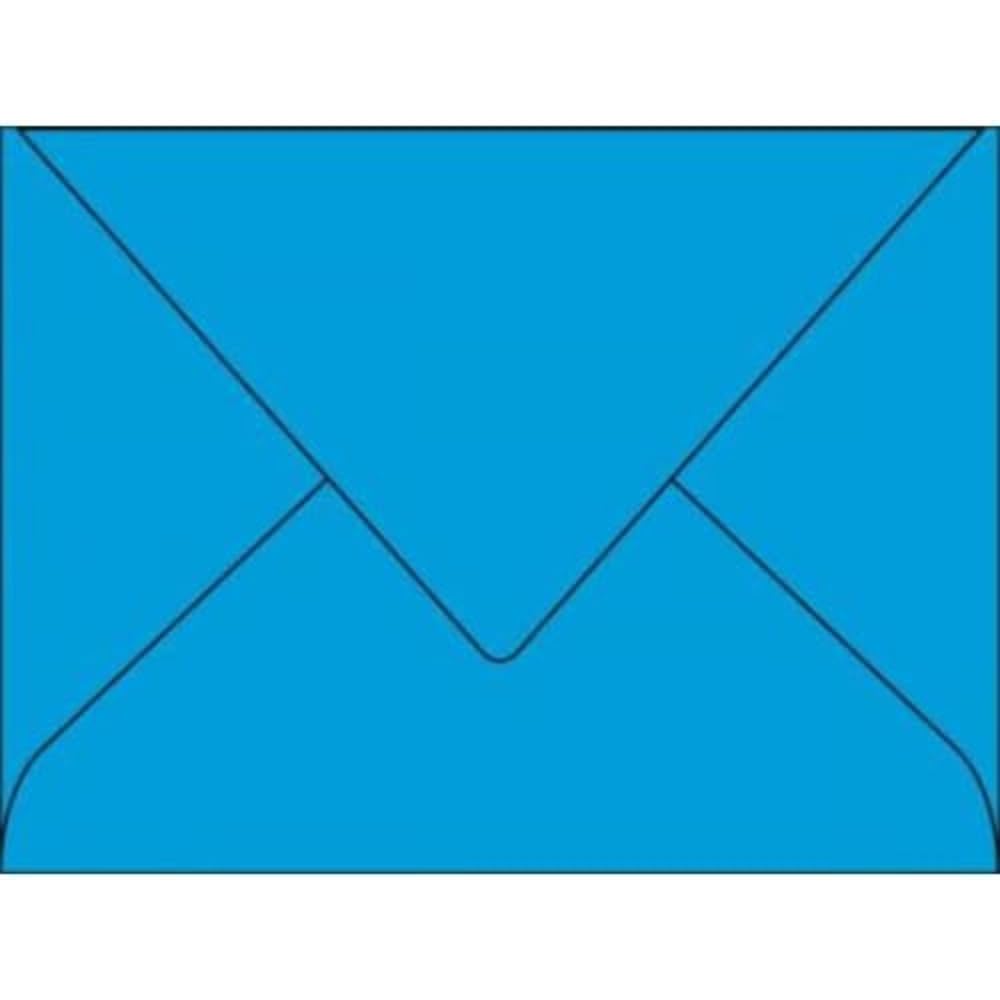Clairefontaine 5550C Pack of 20 Gummed Envelopes 7.5x10cm 120g/m² Intensive Blue Invitation Events and Correspondence