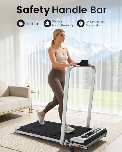 Yagud Walking Pad, Walking Pad Treadmill for Home Office, Portable Under Desk Treadmill with Remote Control and LED Display, Walking Jogging Running Machine - Image 3
