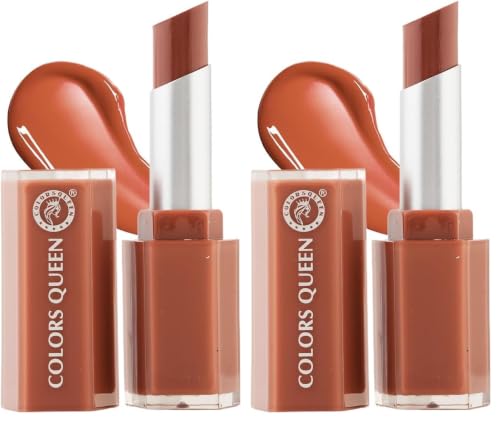 Image of Colors Queen Gloss Stick | Lightweight & Non-Sticky Lip Gloss | Smooth 8 Hrs Hydrating Formula | High Shine Lipstick for Women Enriched with Shea Butter, Vitamin E & Squalane (08 - Honey, 3.6g)