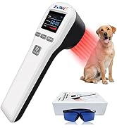 ZJKC 4x808nm+16x650nm Cold Laser Therapy Device for Pet Vet Animals Reduces Inflammation Red Ligh...