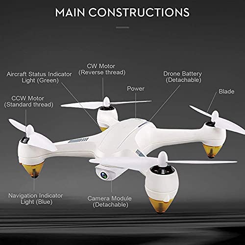 YYAI-HHJU GPS-Drohne, Drohne WiFi GPS Brushless Echtzeit-FPV-Rc-Hubschrauber Mit 1080P-Kameras Höhenwartung Headless… – Bild 8