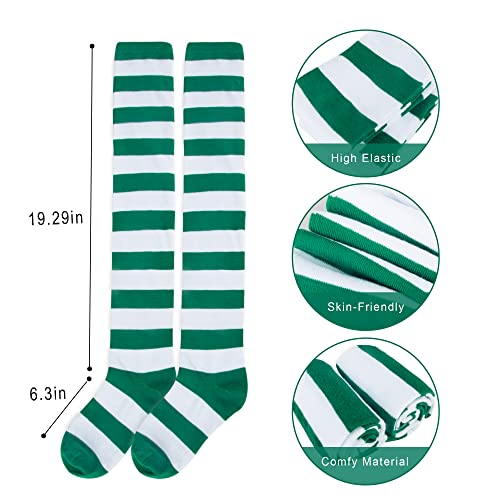 Striped Knee High Socks Over Knee High Striped Stocking for Wearing Cosplay3