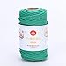 Taśma do pakowania sznurka 3mm 4 pasma kolorowej bawełnianej jutowej sznurka sznurka macrame majsterkowanie Gobelinowa dekoracja tekstylna Creative Handmade Craft (Color : Dark green)