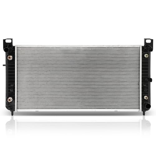 Image of SCITOO Radiator for Car compatible with Cadillac for Chevrolet GMC Hummer