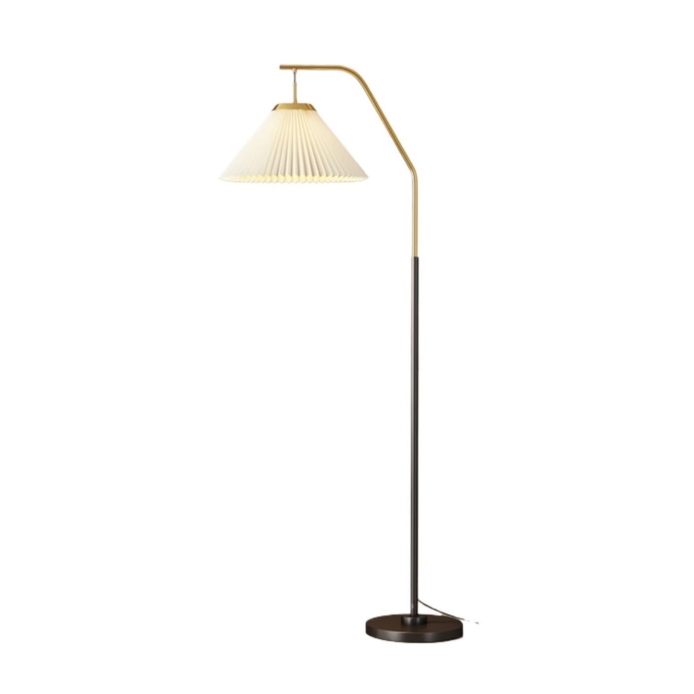 LJHFG63KUYT Standing Lamps Living Room Vertical Table Lamp Bedroom Floor Iron Base Three Color Changing Light with Lampshade White Decorate