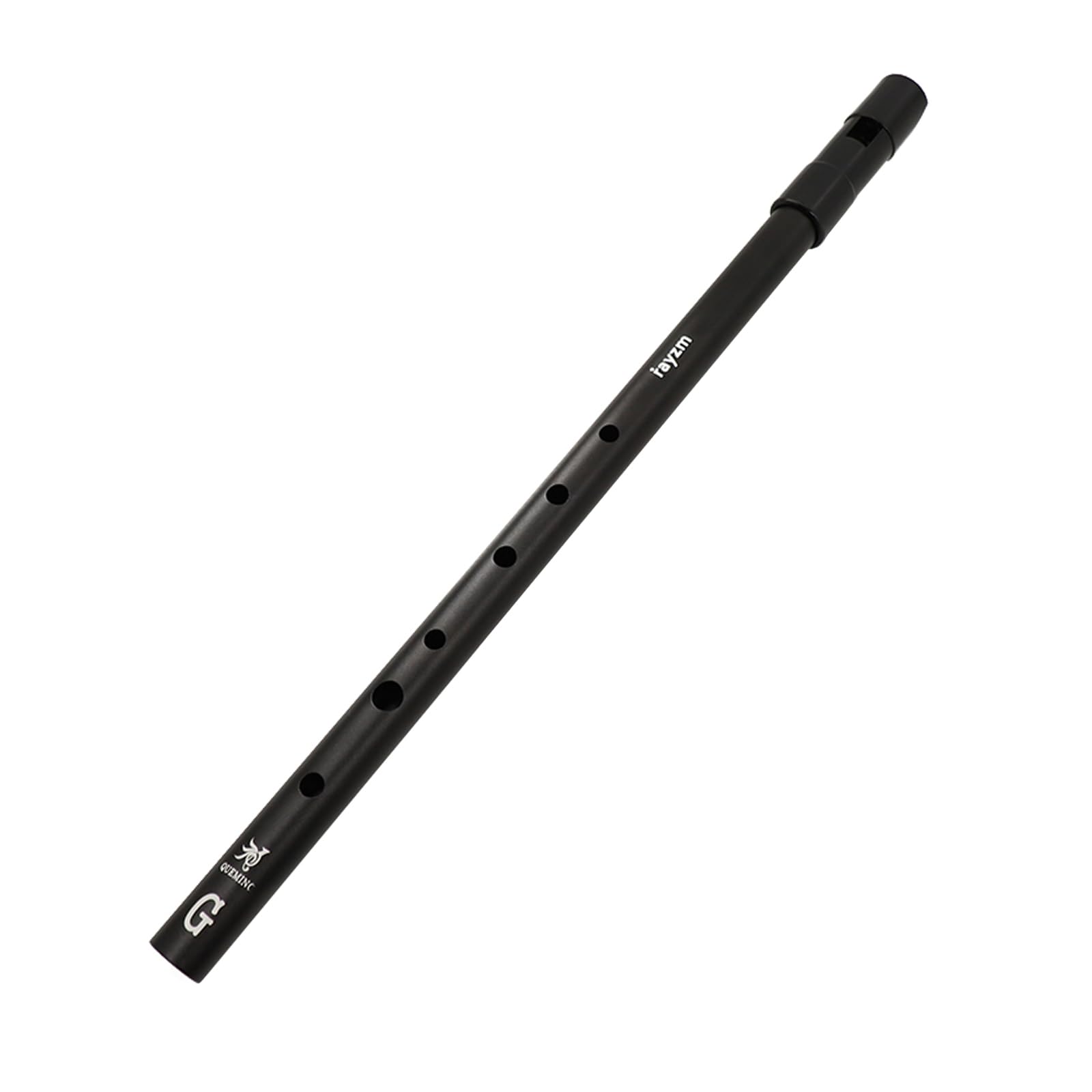rayzm Fischietto Irlandese in Sol, Tin Whistle Alto in Metallo/Penny Whistle, Flauto Celtico Tradizionale a 6 Fori in Alluminio per Principianti, Suono Stabile, Strumento a Fiato Folk