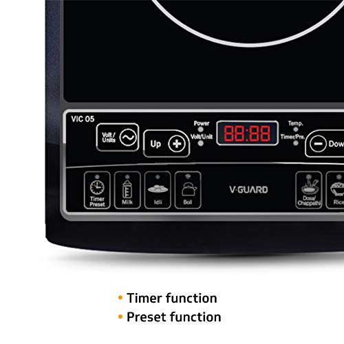 Image of V-Guard VIC 05 Induction Cooktop (1500 W)