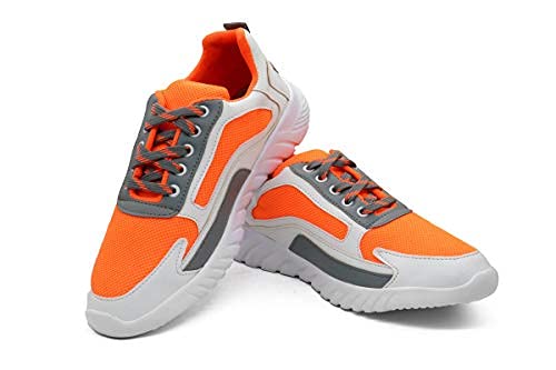 See full amazon price history chart for SCETTRO Mens Orange Mesh Casual Sports Jogging Shoes-9 SCETTRO Mens Orange Mesh Casual Sports Jogging Shoes-9 (B08H8R5H3G) Amazon Price History, Amazon Price Tracker